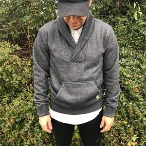 Men’s Fitted Shawl Sweater